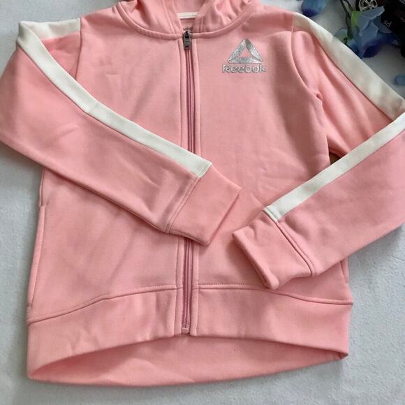 Reebok NWT Full Zip Performance Hoodie Girls M (8-10) - Picture 3 of 10